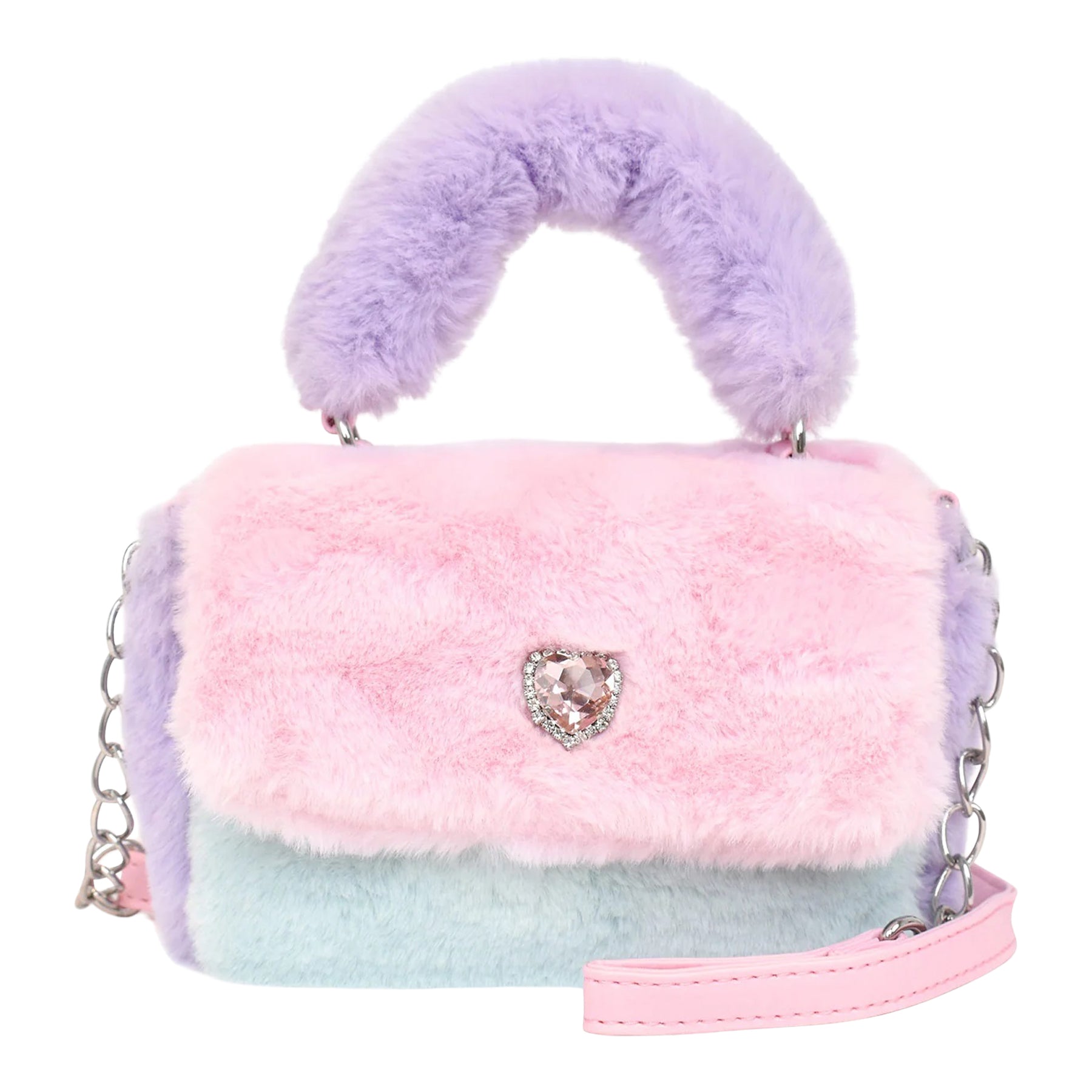 Faux Fur Top Handle Crossbody - Denny's
