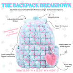 Heart Scrunch Large Backpack w/Charm - Denny's