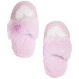 Heart Pearl Plush Slippers
