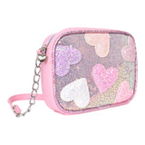 Hearts Print Sequin Crossbody - Denny's