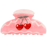 Heart Cherry Claw Clip