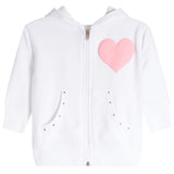 Heart Zip Hoodie - Denny's