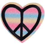 Heart Peace Stick-On Patch - Denny's