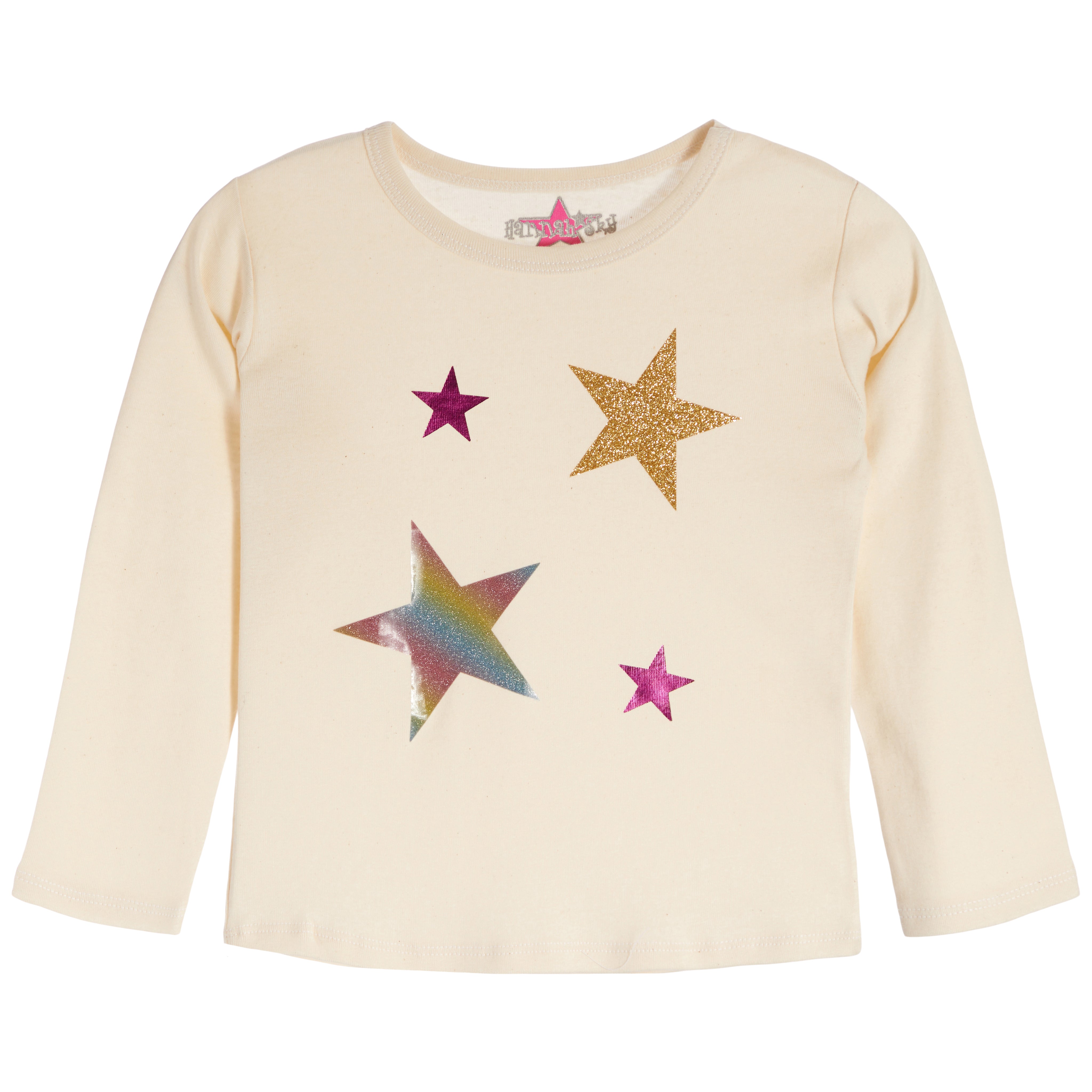 Long Sleeve Multi Star Tee - Denny's