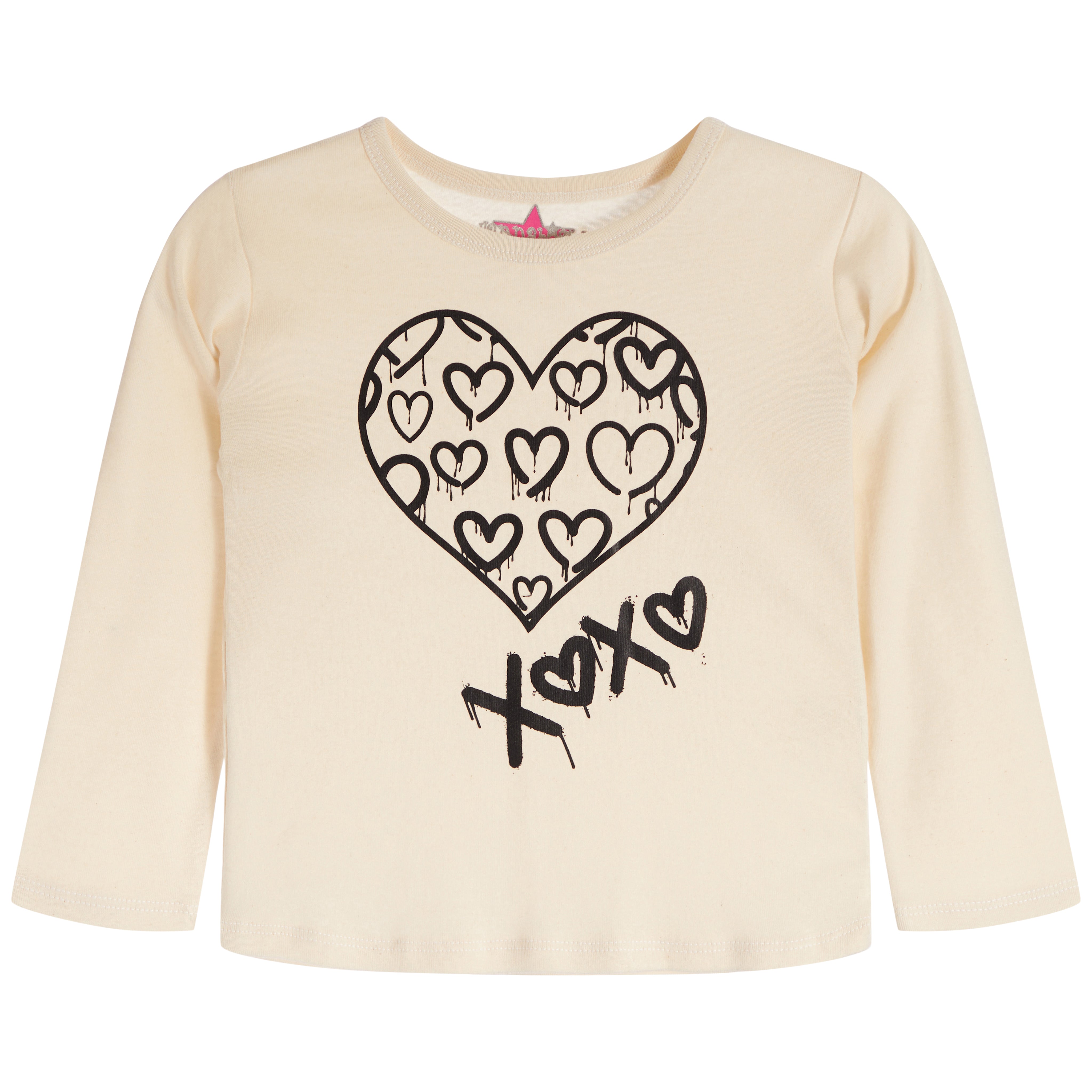 XO Heart Long Sleeve Tee - Denny's