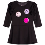 Happy Faces Ruffle Dress - Denny's