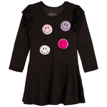 Happy Faces Ruffle Dress - Denny's
