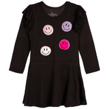 Happy Faces Ruffle Dress - Denny's