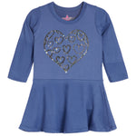 Drippy Hearts in Heart Swing Dress - Denny's