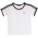 Embroidered Bow Tee - Denny's