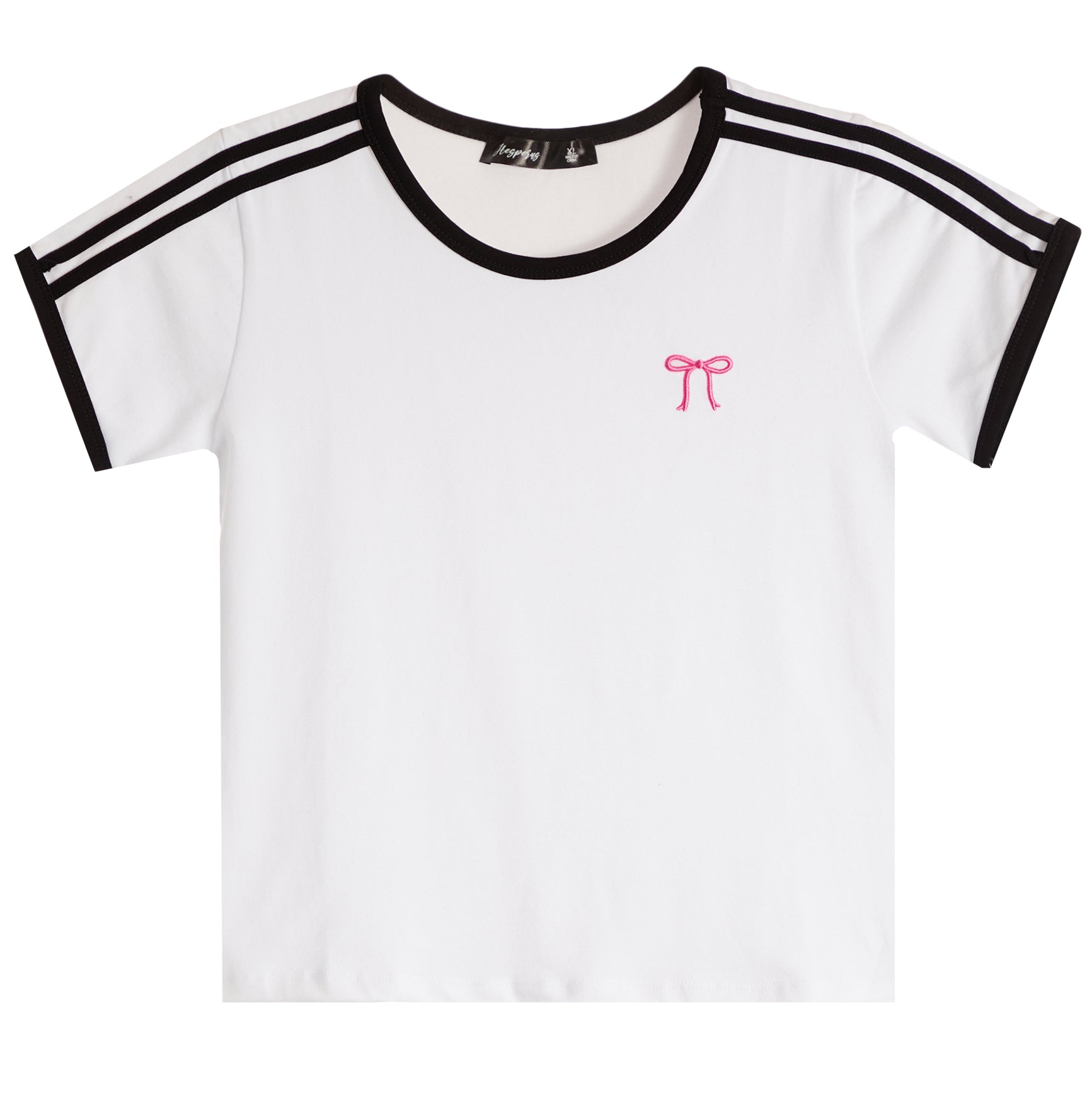 Embroidered Bow Tee - Denny's