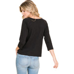 3/4 Sleeve Top - Denny's