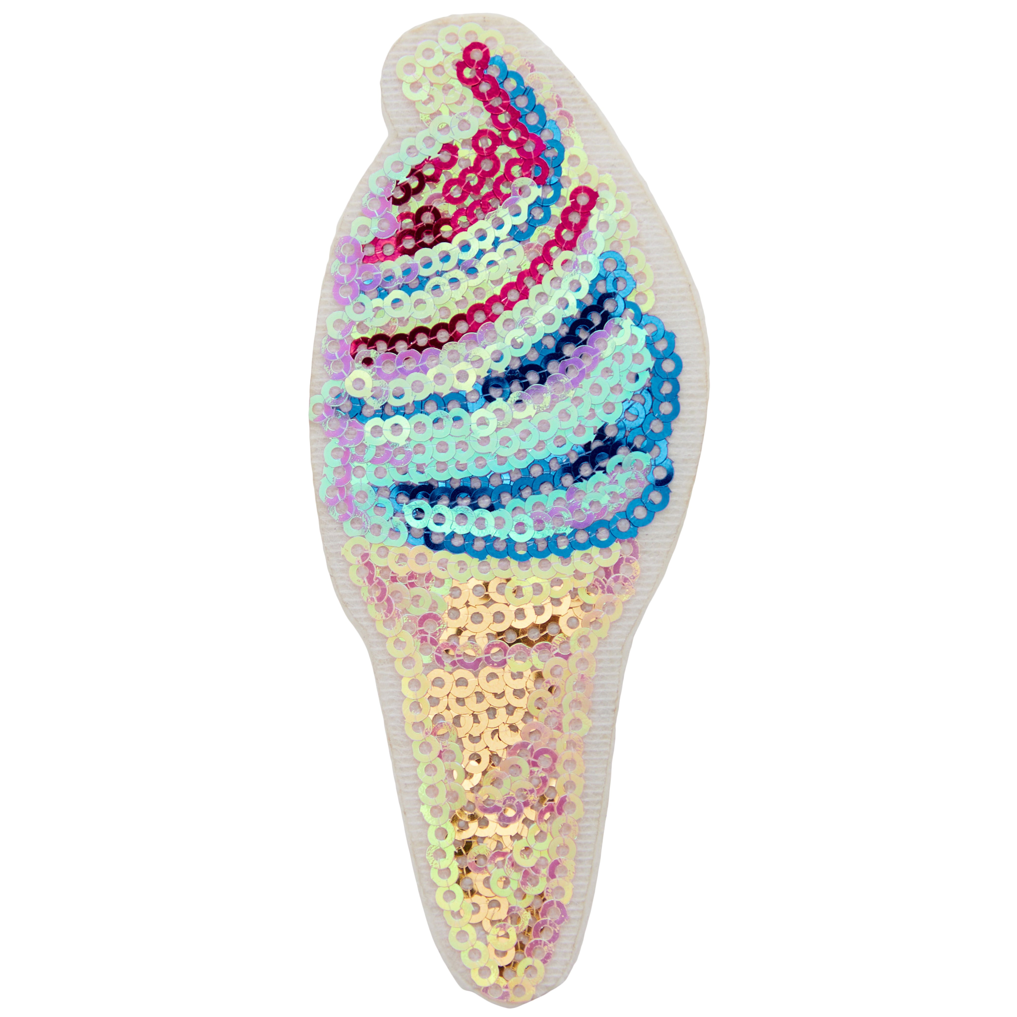 Sequin Ice Cream Stick-On Patch - Denny's