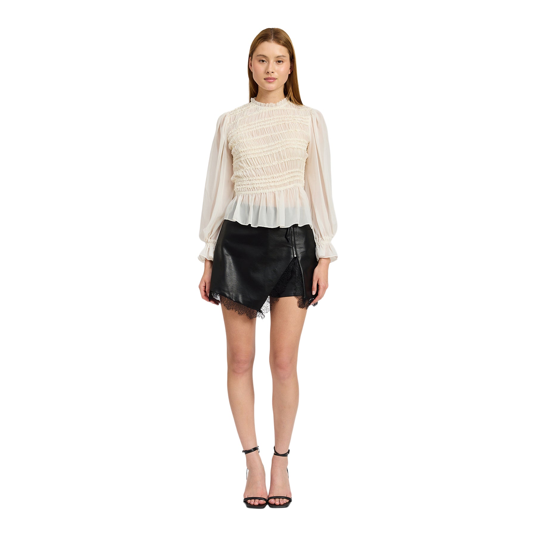 Dixie Smocked Blouse - Denny's