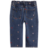 Gracie Embroidered Heart Jean