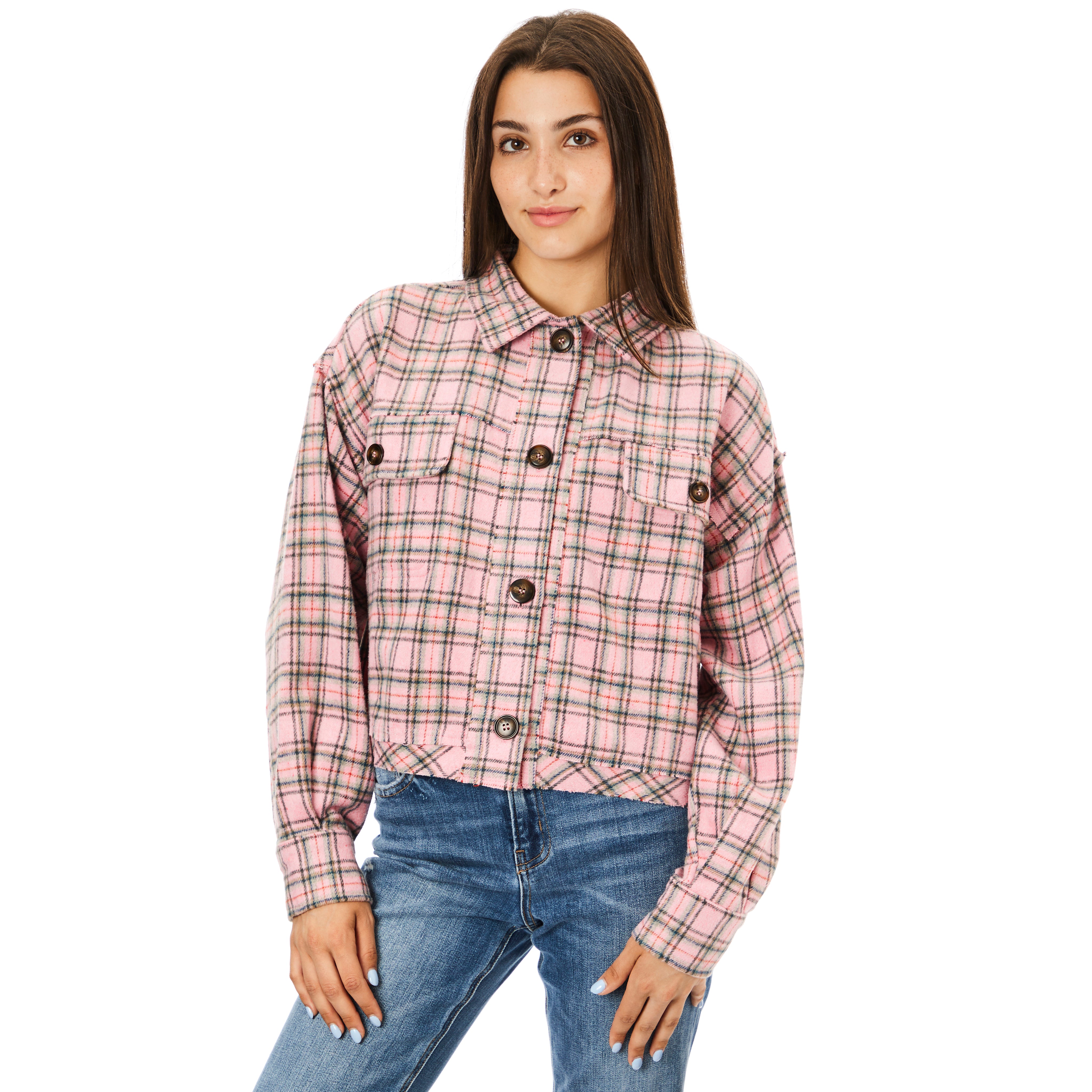 Plaid Button Down - Denny's