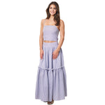 Pia Stripe Crop Tube Top - Denny's