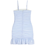 Indigo Searsucker Dress - Denny's