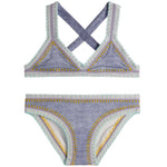 2pc Rainbow Embroidered Bikini - Denny's