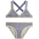 2pc Rainbow Embroidered Bikini - Denny's