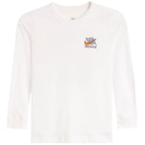 Boxy Race Flag Long Sleeve Tee