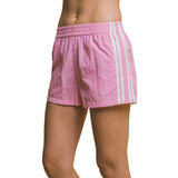 Nylon Side Stripe Track Short