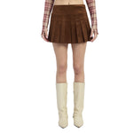 Suede Mini Skirt - Denny's