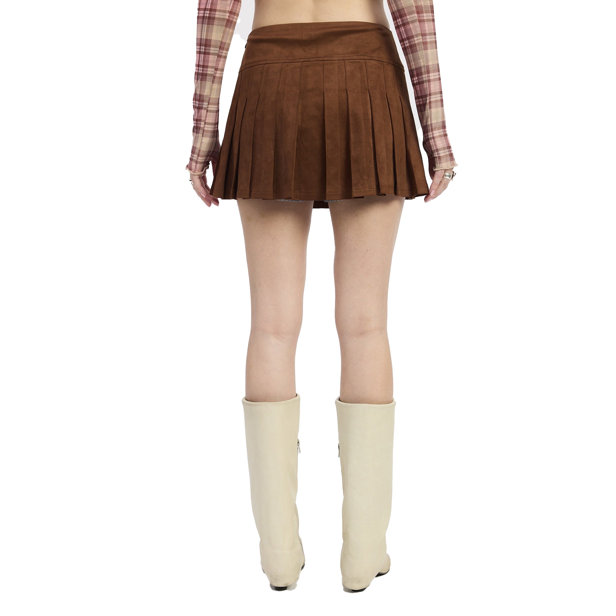 Suede Mini Skirt - Denny's