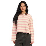 Oversized Stripe Rugby Polo