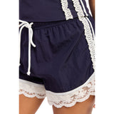 Lace Trim Sporty Short