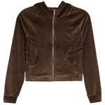 Velour Zip Hoodie - Denny's