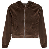 Velour Zip Hoodie - Denny's