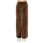 Velour Wide Leg Pant - Denny's