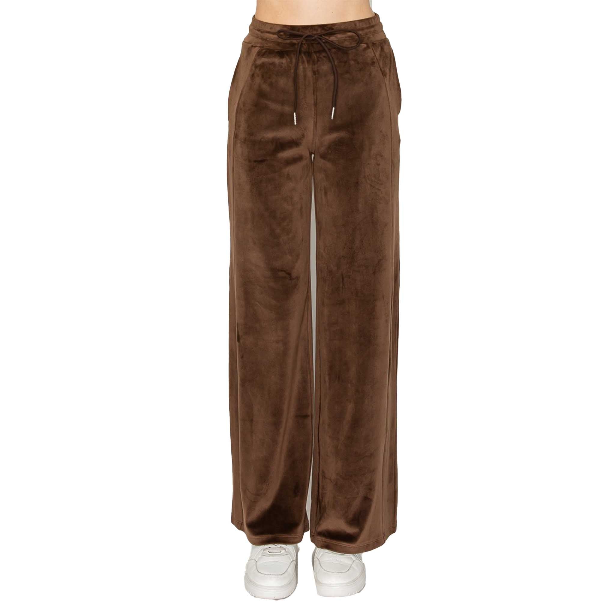 Velour Wide Leg Pant - Denny's