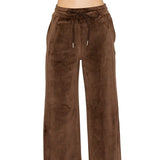 Velour Wide Leg Pant - Denny's