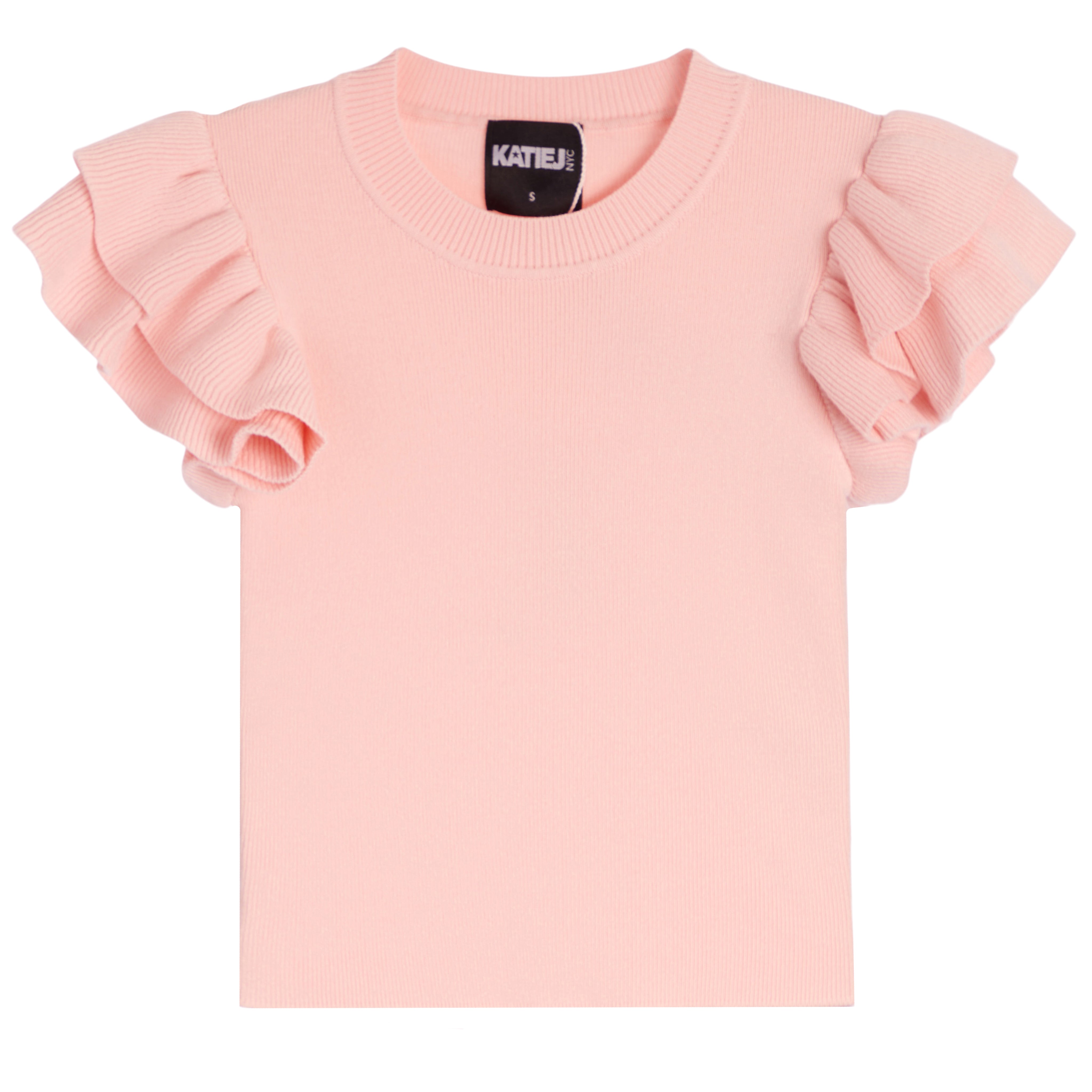 Isla Ruffle Sleeve Tee - Denny's
