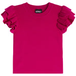 Isla Ruffle Sleeve Tee - Denny's