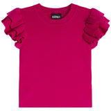 Isla Ruffle Sleeve Tee - Denny's