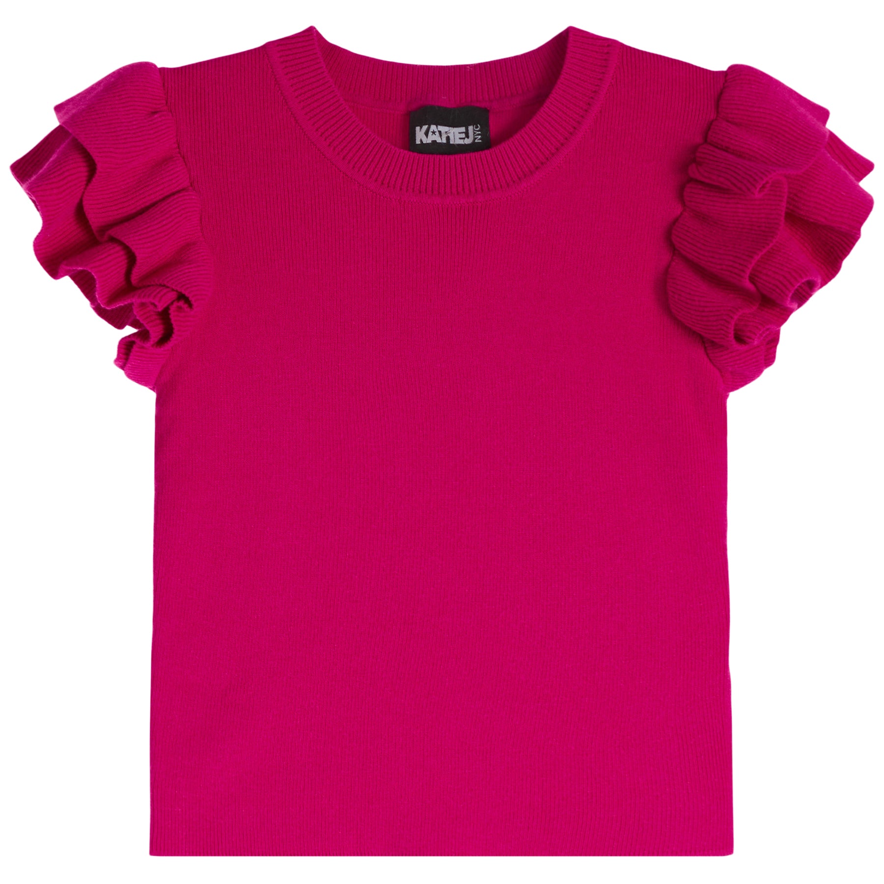 Isla Ruffle Sleeve Tee - Denny's