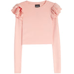Isla Long Sleeve Ruffle Sweater - Denny's