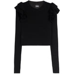 Isla Long Sleeve Ruffle Sweater - Denny's