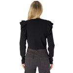 Isla Long Sleeve Ruffle Sweater - Denny's