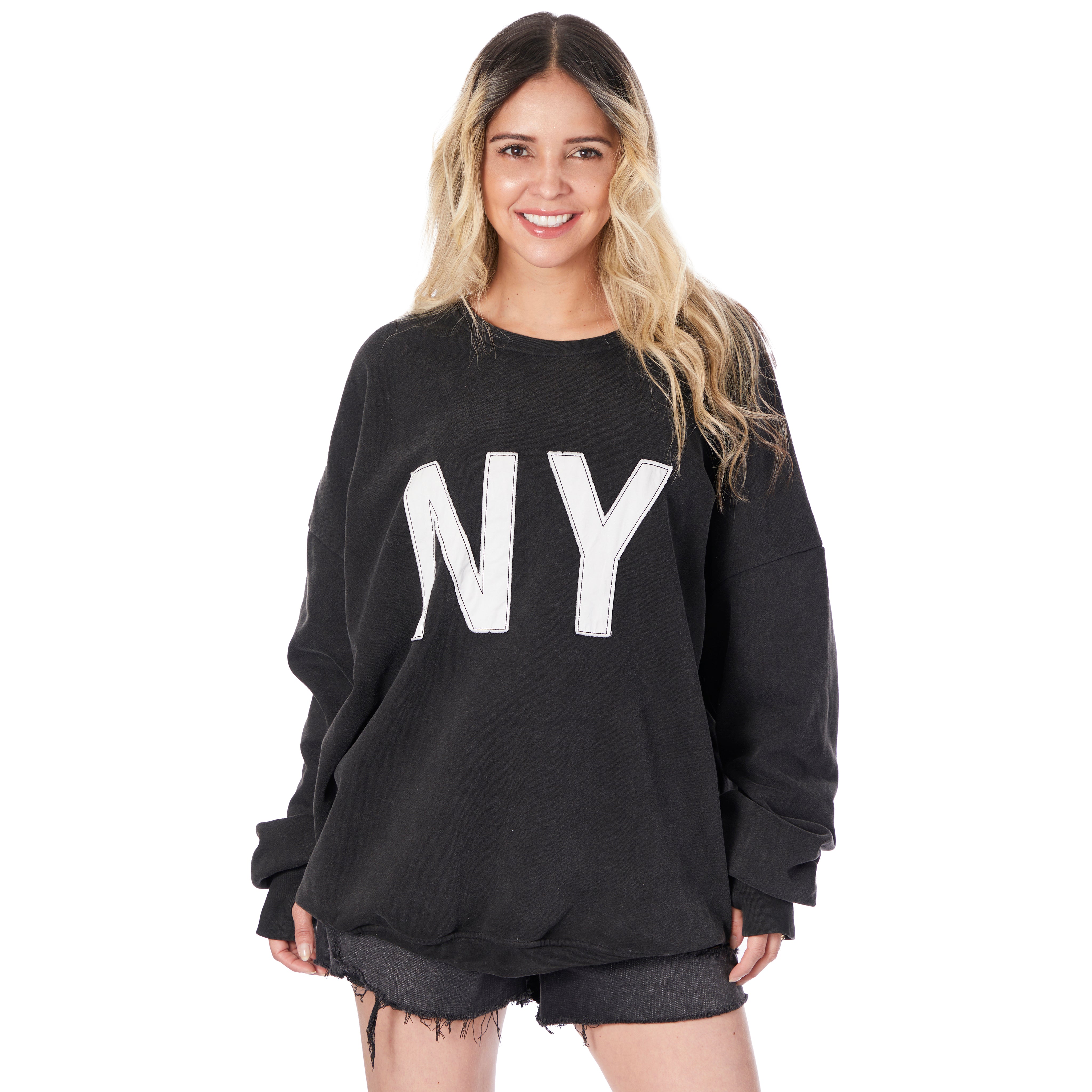 NY Patched Sweatshirt - Denny's