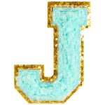 J Varsity Chenille Letter Sticker Patch - Denny's