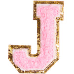 J Varsity Chenille Letter Sticker Patch - Denny's