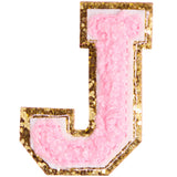J Varsity Chenille Letter Sticker Patch - Denny's