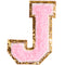 J Varsity Chenille Letter Sticker Patch - Denny's