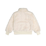 Faux Fur Jacquard Jacket