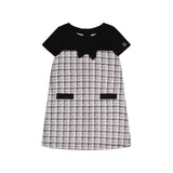 Short Sleeve Plaid Dress