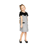 Short Sleeve Plaid Dress